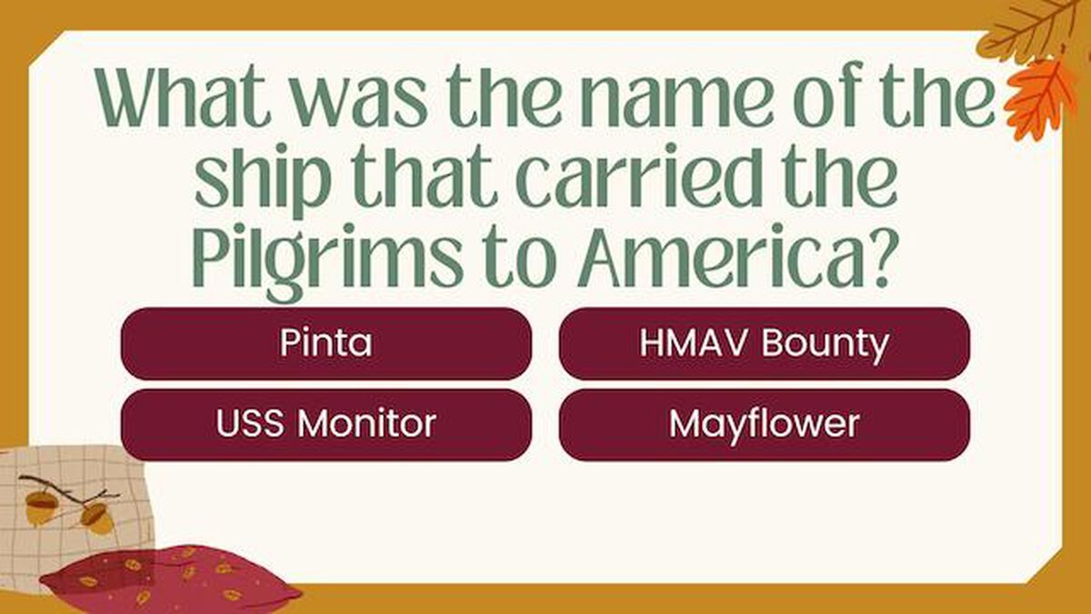 The OG Thanksgiving Trivia image number null